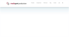 Desktop Screenshot of mediaport-production.de